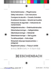 Eschenbach 16603801 Safety Instructions