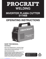 PROCRAFT 511468 Operating Instructions Manual