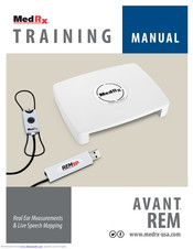 MedRx AVANT REM Speech+ Training Manual