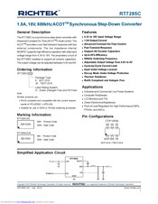 Richtek RT7285C Manual