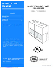 Unitary products group FEH240 Installation Manual