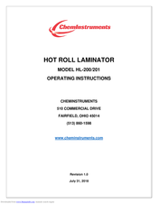 ChemInstruments HL-201 Operating Instructions Manual