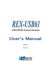 Ratoc Systems REX-USB61 User Manual