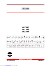 PROEL MIX844 User Manual