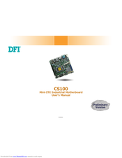 DFI CS100-H310 User Manual