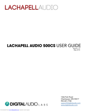 LaChapell Audio 500CS User Manual
