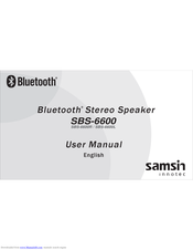 Samsin Innotec SBS-6600R User Manual