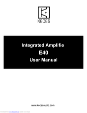 KECES E40 User Manual
