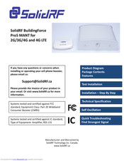 SolidRF Building Force Pro5 MANT User Manual