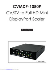 CYP CVMDP-1080P Operation Manual