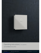 Sonnen sonnenBatterie eco 8.2/2 Operator's Manual