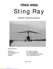 Aeros Sting Ray Owner's And Service Manual