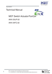 MDT Technologies AKK-03UP.02 Technical Manual