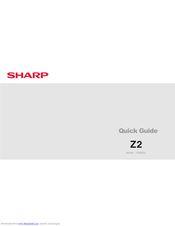 Sharp Z2 Quick Manual