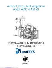 Air Techniques AirStar AS120 Installation & Operating Instructions Manual