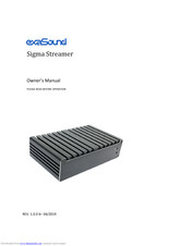 exaSound Sigma Streamer Owner's Manual
