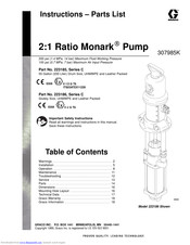 Graco Monark Instruction Manual