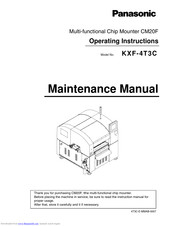 Panasonic KXF-4T3C Operating Instructions Manual