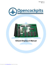 Opencockpits IOCard Displays II Manual