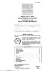 Atlas Filtri Sanic Instruction For Installation And Maintenance