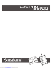 Autec C26PRO SERIES User Manual