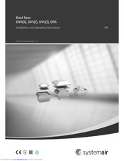 SystemAir DVSI series Installation And Operating Instructions Manual
