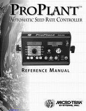 micro-trak ProPlant Reference Manual