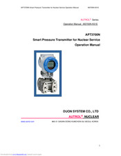 Duon System Co., Ltd AUTROL APT3700N Series Operation Manual