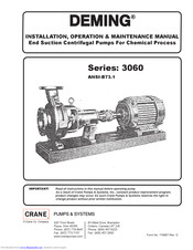 Deming 3068 Series Installation, Operation & Maintenance Manual