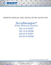Bluff DuraSweeper DS-15-A-PERM Owner's Manual And Installation Manual