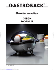 Gastroback 42801 Operating Instructions Manual