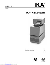 IKA CBC 5 basic Operating Instructions Manual