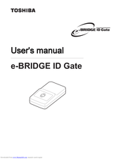 Toshiba e-Bridge ID Gate User Manual
