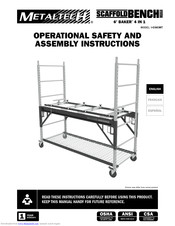 metaltech SCAFFOLDBENCH  I-CISCWB Operational Safety And Assembly Instructions