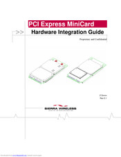 Sierra Wireless MC5720 Hardware Integration Manual
