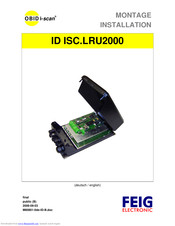 OBID i-scan ID ISC.LRU2000i-A-FCC Installation Instructions Manual
