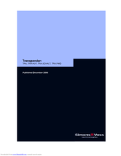 Simons Voss Technologies TRA.SCHALT User Manual