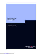 Simons Voss Technologies TRA.PINCODE User Manual