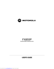 motorola FX855P User Manual