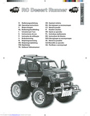 DICKIE SPIELZEUG RC Desert Runner Operating Instructions Manual