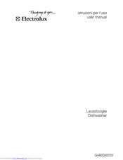 Electrolux GA60GXI203 User Manual
