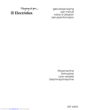 Electrolux ESF 43020 User Manual