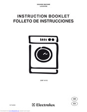 Electrolux EWF 14118 Instruction Booklet