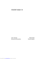 AEG Electrolux FAVORIT 99001 VI User Manual