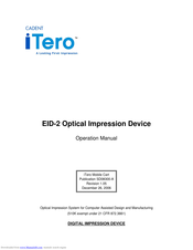 Cadent iTero EID-2 Operation Manual