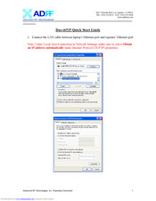 ADRF Duo-i6525 Quick Start Manual