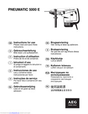 AEG PNEUMATIC 5000 E Instructions For Use Manual