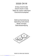 AEG 33320 DK-M Operating Instructions Manual