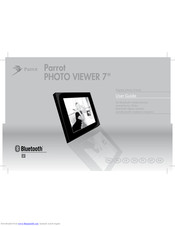 Parrot PHOTO VIEWER 7 inch User Manual