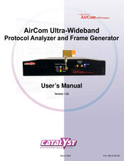 Catalyst AirCom UWB Analyzer User Manual